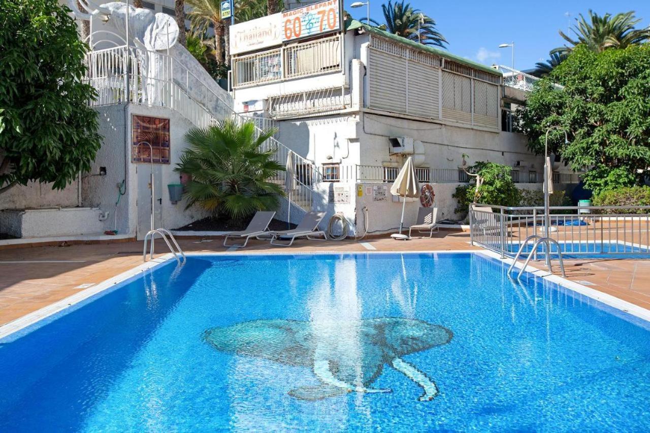Ferienwohnung In The Heart Of Playa Del Ingles San Bartolomé Exterior foto